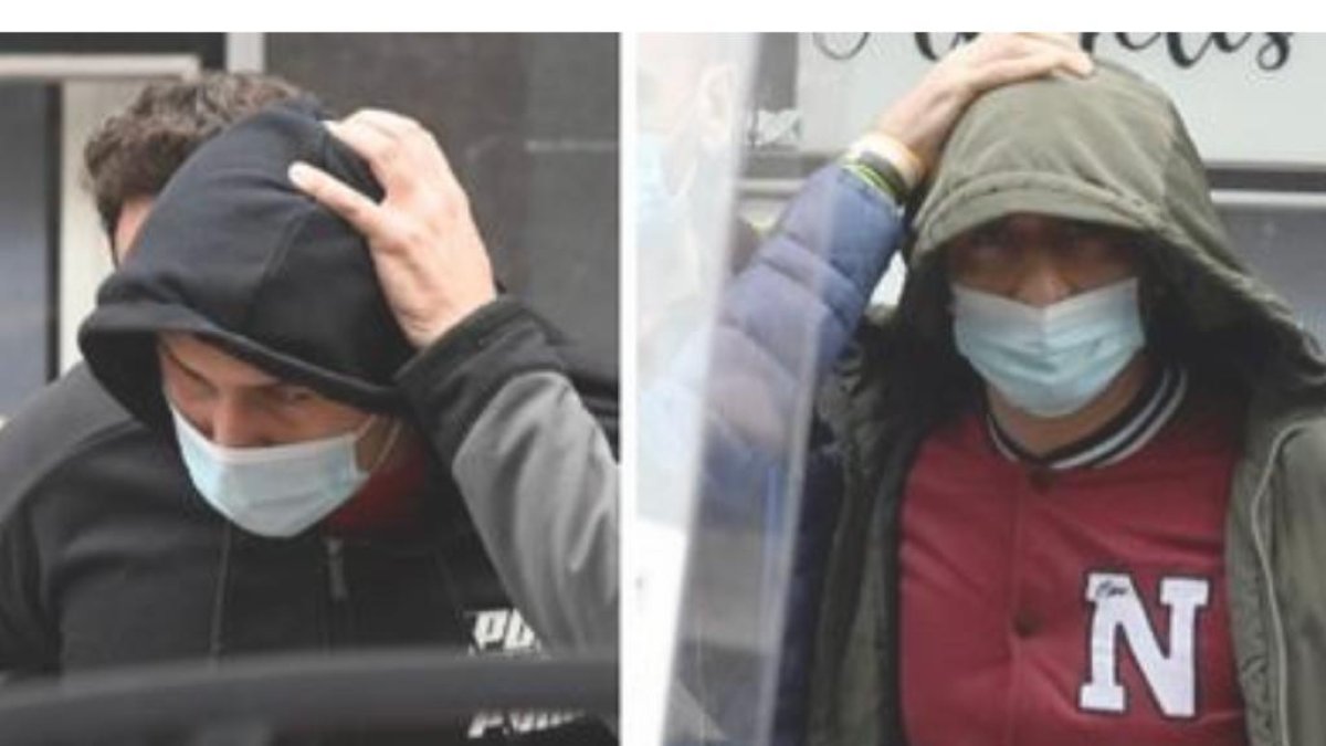 Imagen de los dos detenidos por el apuñalamiento mortal. - ICAL