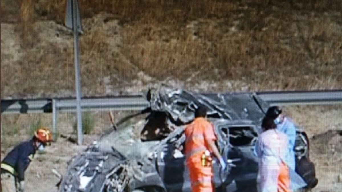 Accidente mortal en la A-62 en Valladolid. - 112