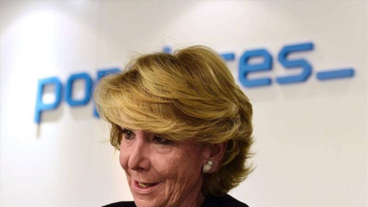 Esperanza Aguirre-Foto: AFP/ JAVIER SORIANO