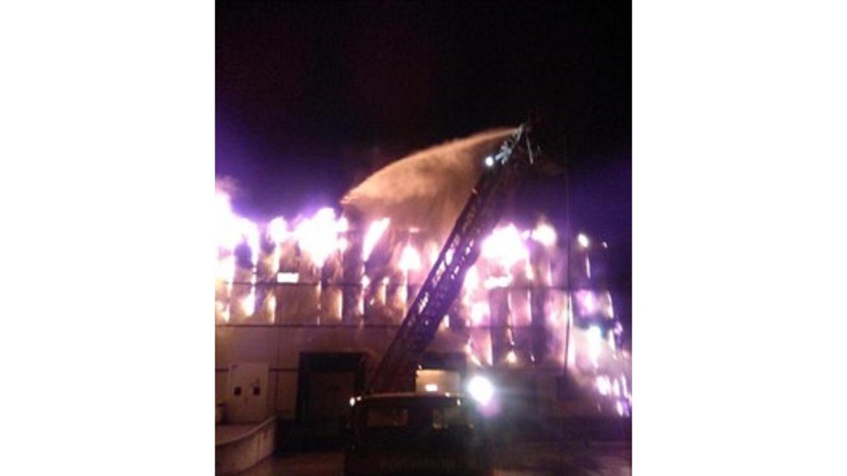 Incendio en la empresa Ornua el pasado domingo.-EUROPA PRESS