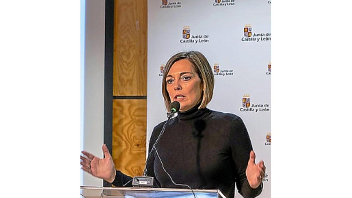 Milagros Marcos en la presentación.-ICAL