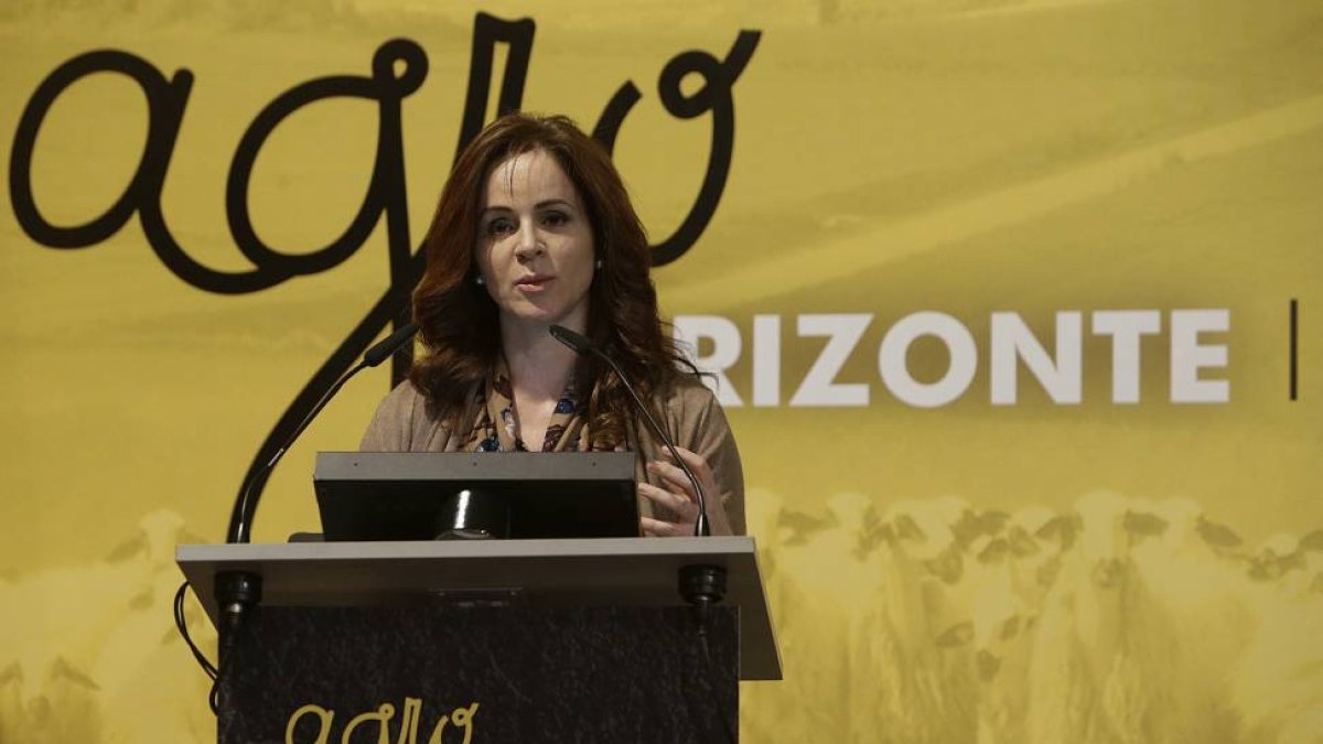 La consejera de Agricultura y Ganadería, Silvia Clemente, inaugura la jornada de debate sobre el sector ovino dentro del marco Agrohorizonte 2020-Ical