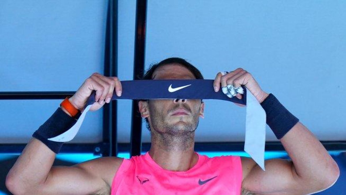 Rafael Nadal, durante el partido contra Carreño.-AAP / SCOTT BARBOUR