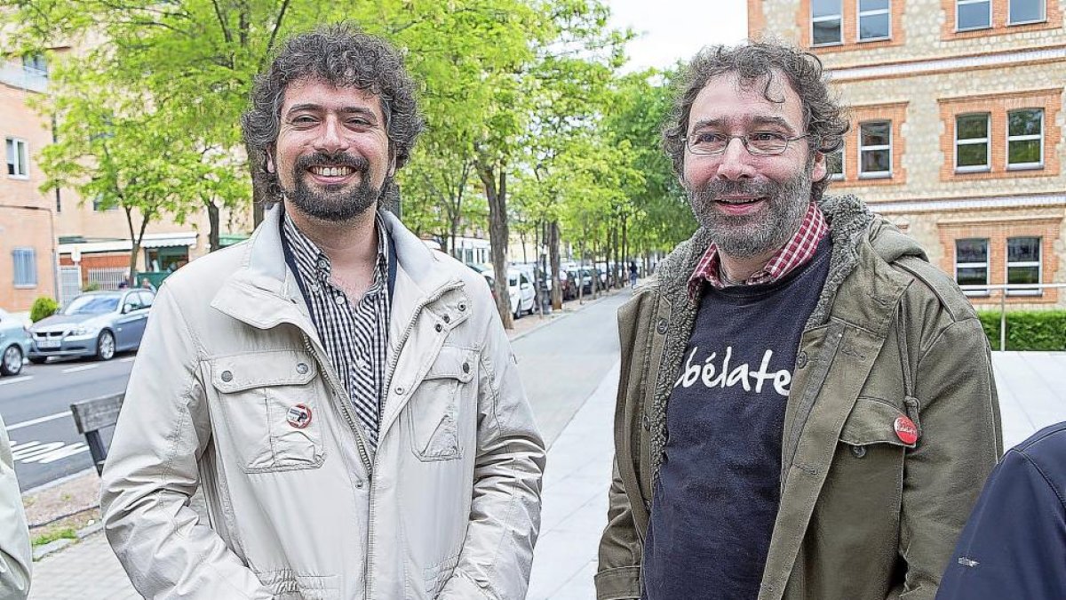 José Sarrión y Miguel Ángel Viñas.-E.M.