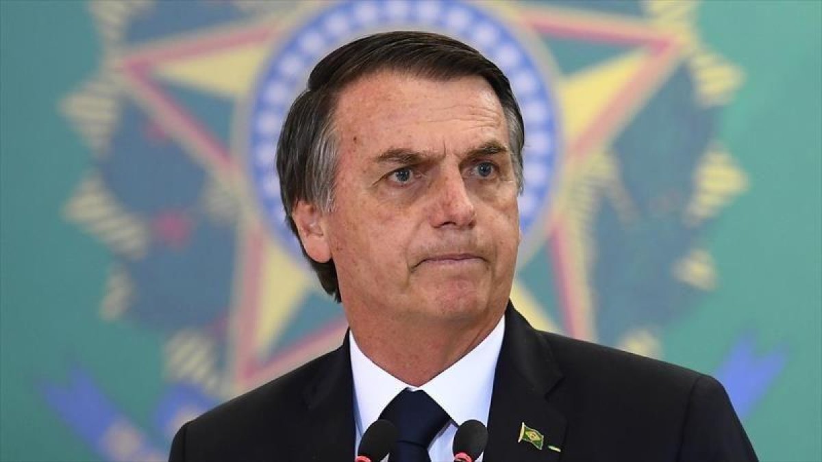 El presidente de Brasil, Jair Bolsonaro.-EL PERIÓDICO