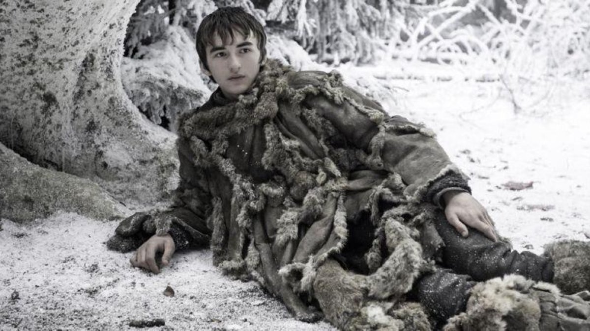 Isaac Hempstead Wright, como Bran Stark en el último episodio de la sexta temporada de 'Juego de tronos'.-MOVISTAR+