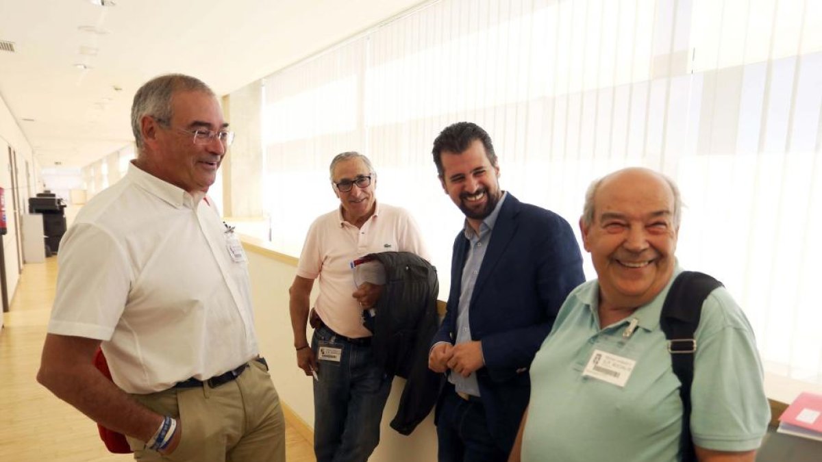 Imagen del secretario general del PSOECyL y portavoz en las Cortes, Luis Tudanca.-ICAL