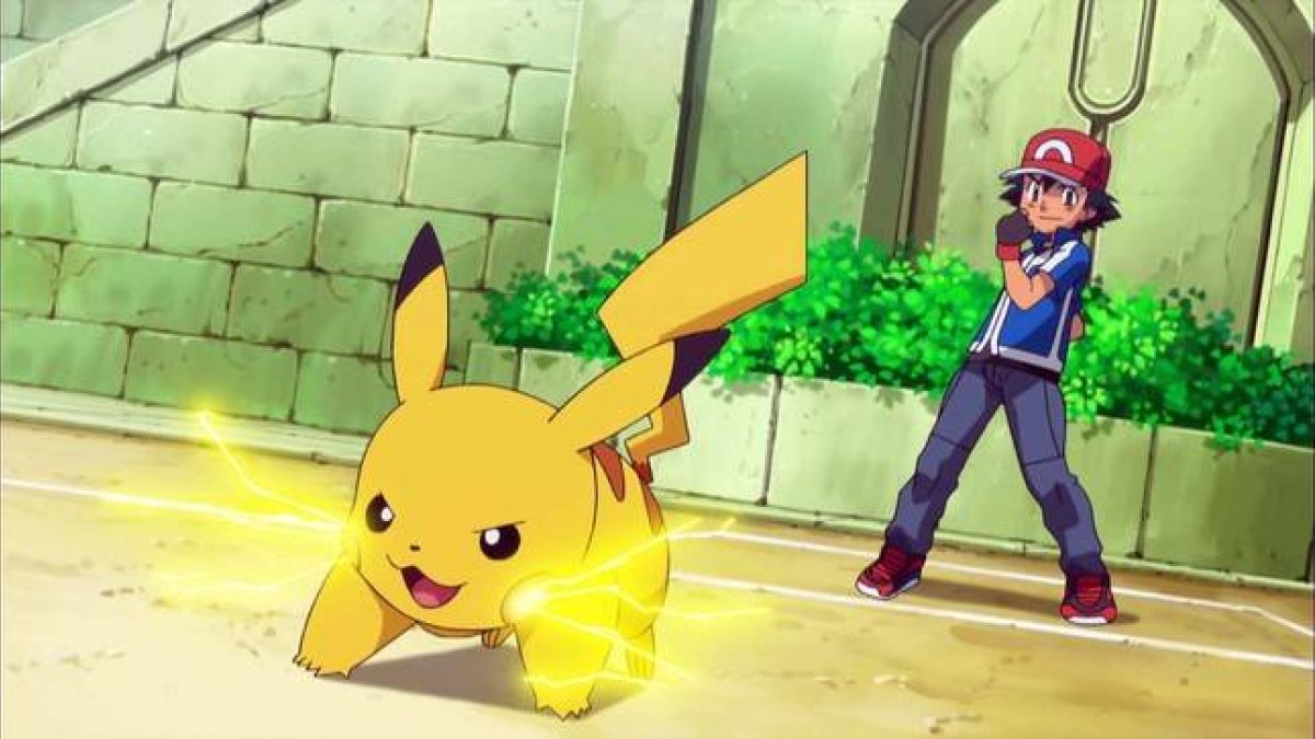 Los dos protagonistas del videojuego 'Pokémon'.-