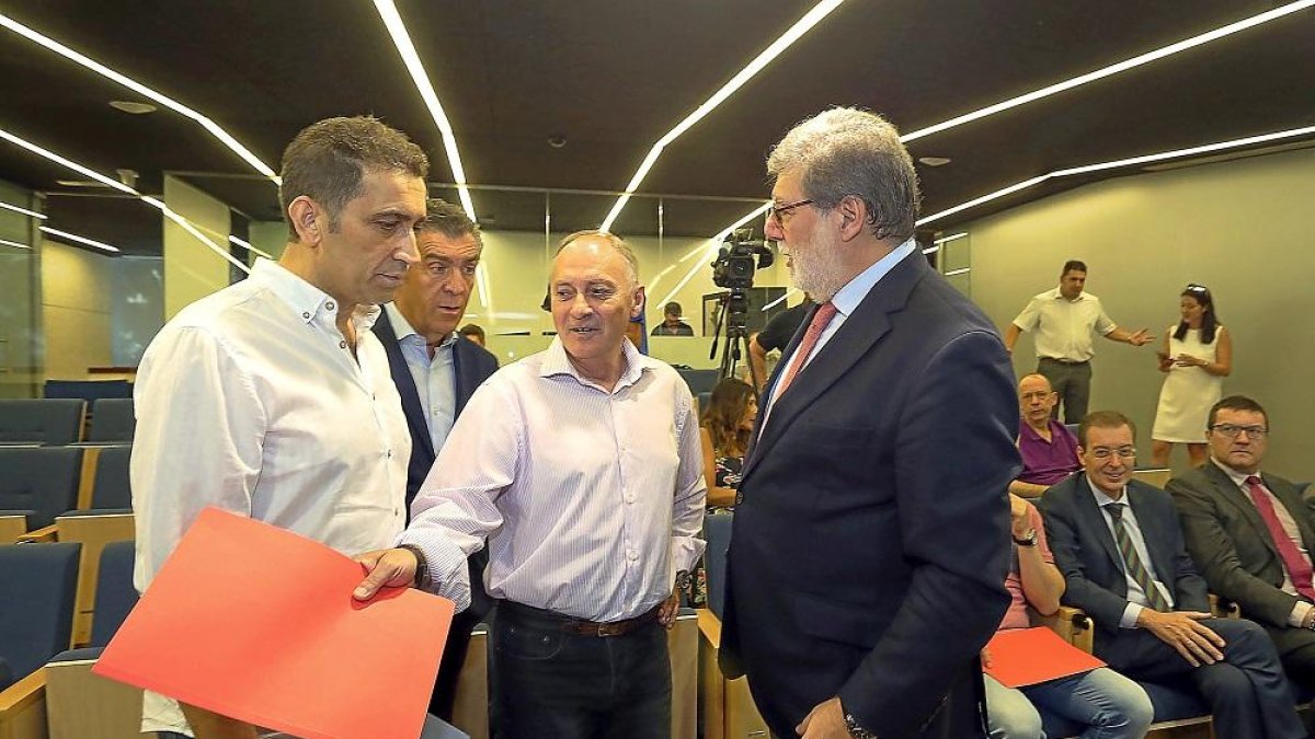 Andrés, Temprano y Aparicio en una imagen de archivo.-ICAL