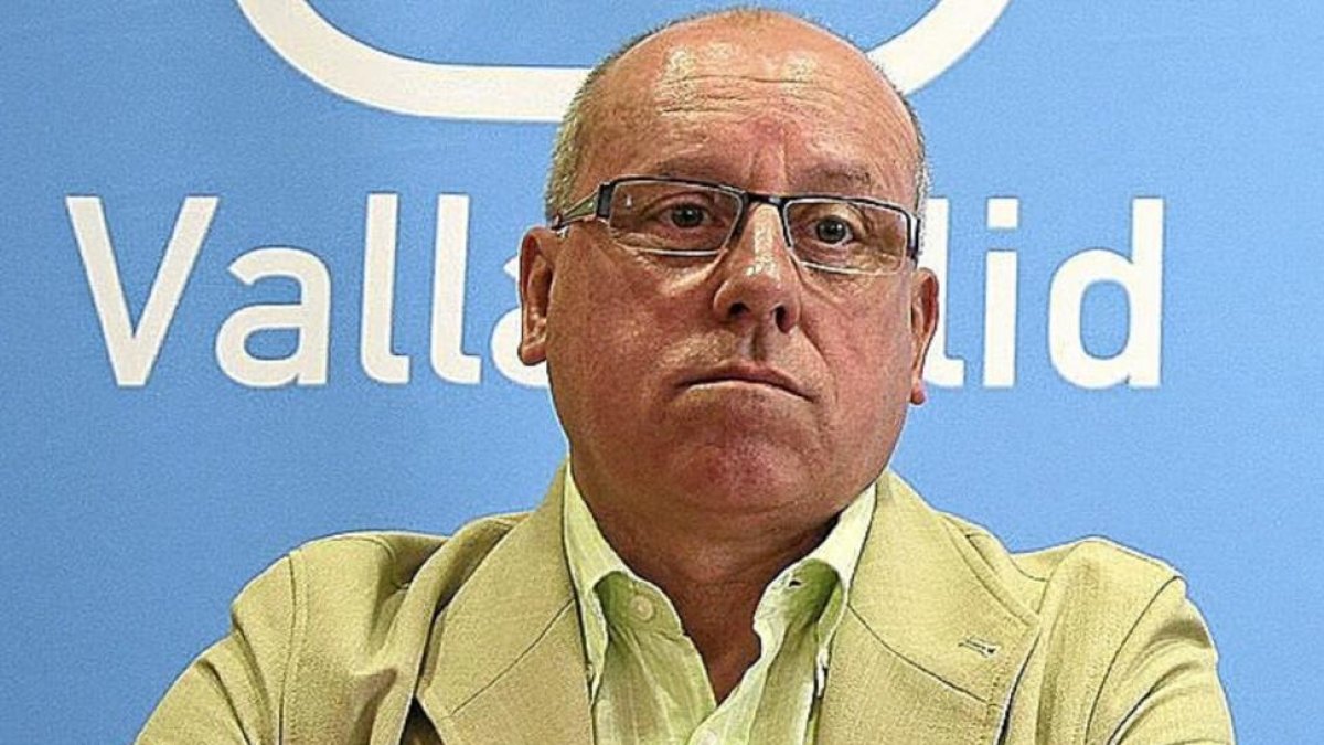 Alfonso Centeno durante una comparecencia ante los medios de comunicación en la sede del Partido Popular-J.M. Lostau