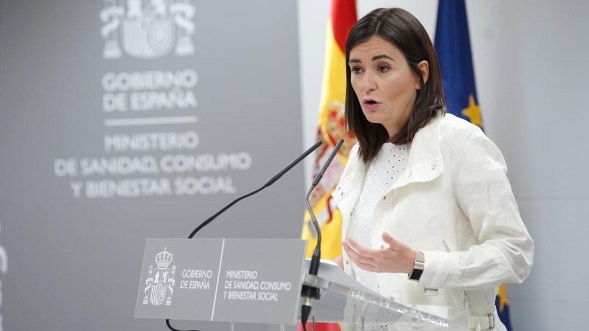 Comparecencia de la ministra de Sanidad, Carmen Montón, para dar explicaciones sobre las supuestas irregularidades en su máster.-JOSE LUIS ROCA