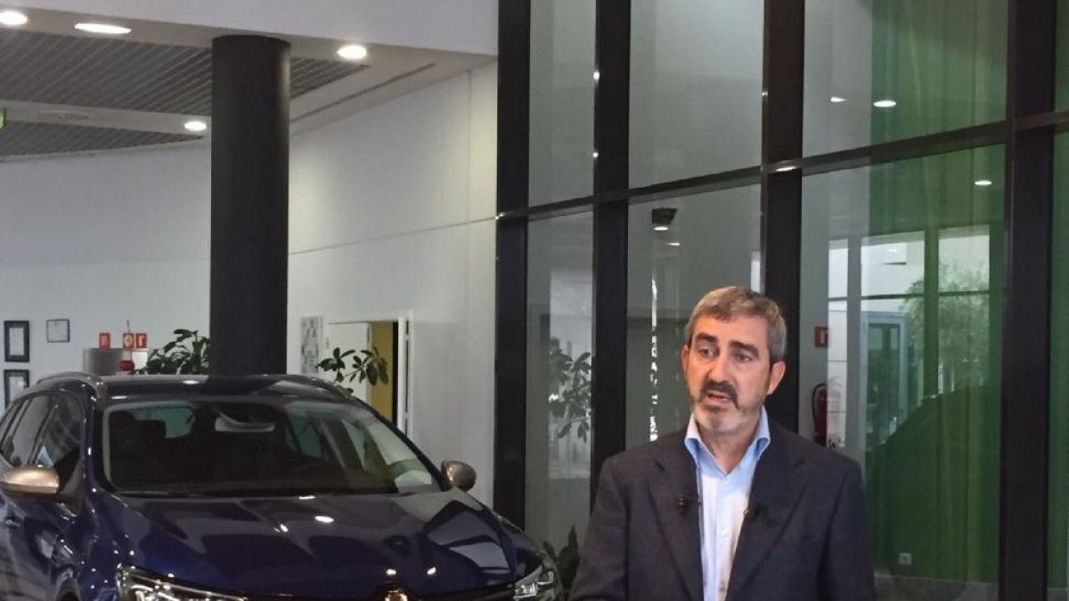 Un momento de la presentación del nuevo Megane Sport Tourer-E,. M.