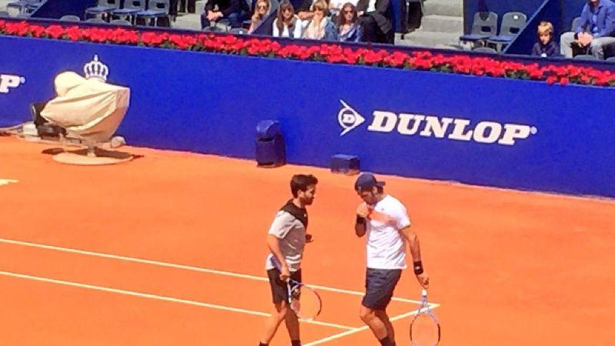 Los López, tras un punto.-BCN OPEN BANCSABADELL