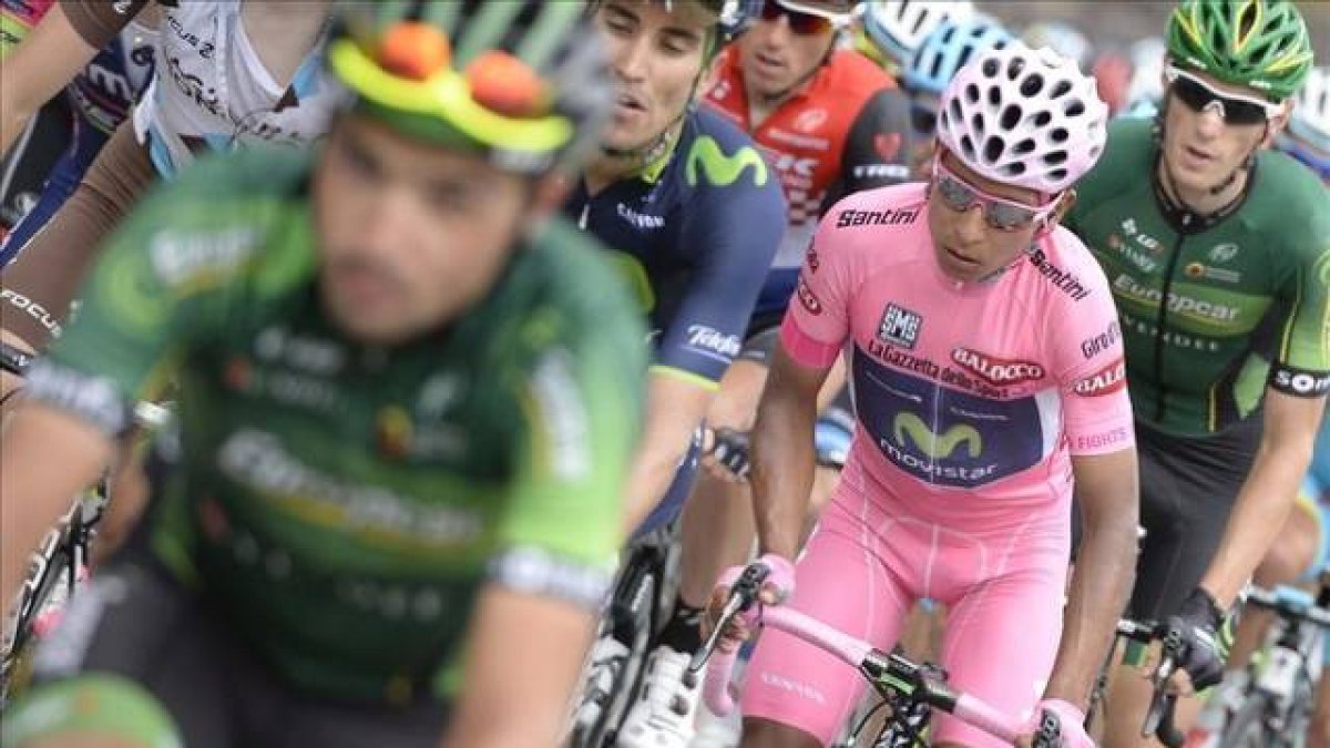 El colombiano Nairo Quintana, vencedor de la última edición del Giro.-Foto: AP / FABIO FERRARI