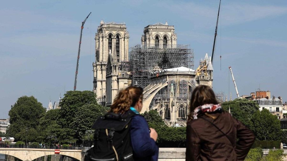 Notre Dame tras el incendio-LUDOVIC MARIN