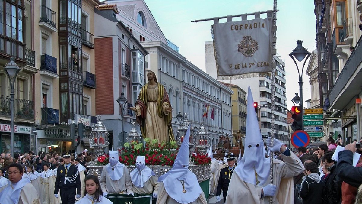 Procesión General De La Semana Santa De Valladolid. Imagen de archivo - EUROPA PRESS