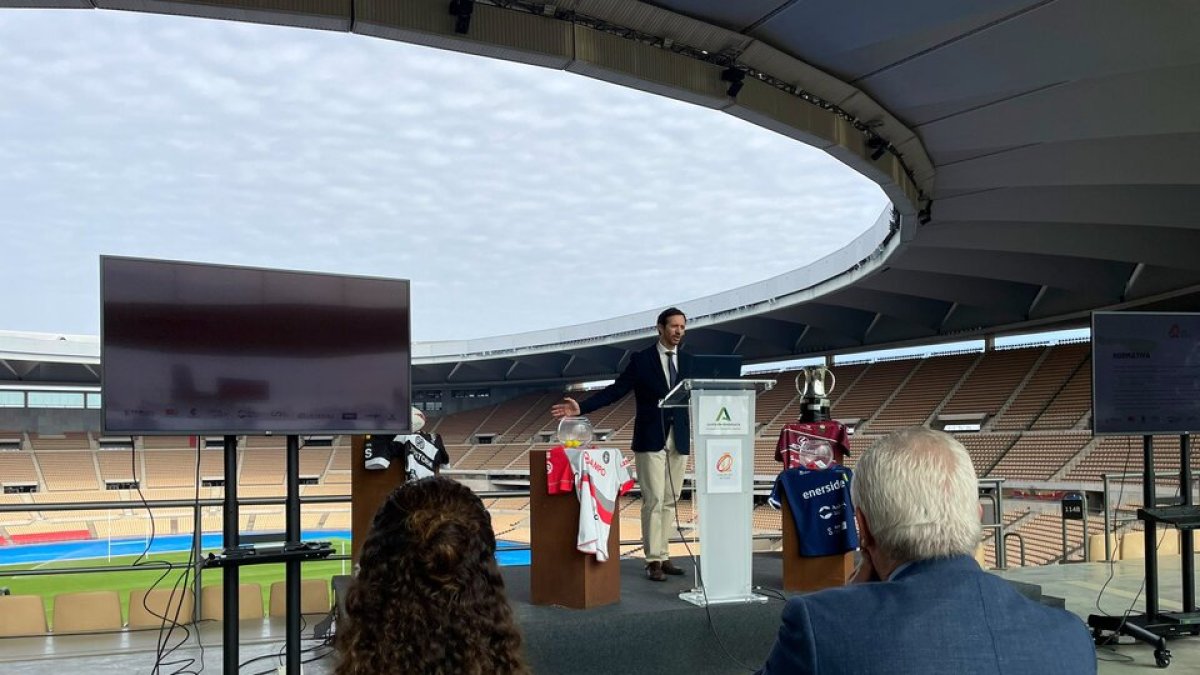 Sorteo de semifinales de Copa del Rey de rugby. / FERUGBY