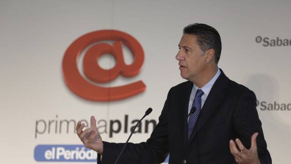 Xavier García Albiol, en el Foro de Primera Plana.-ALBERT BERTRAN