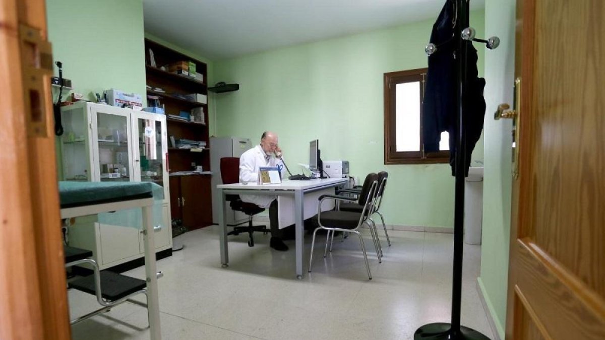 Consultorio médico rural.