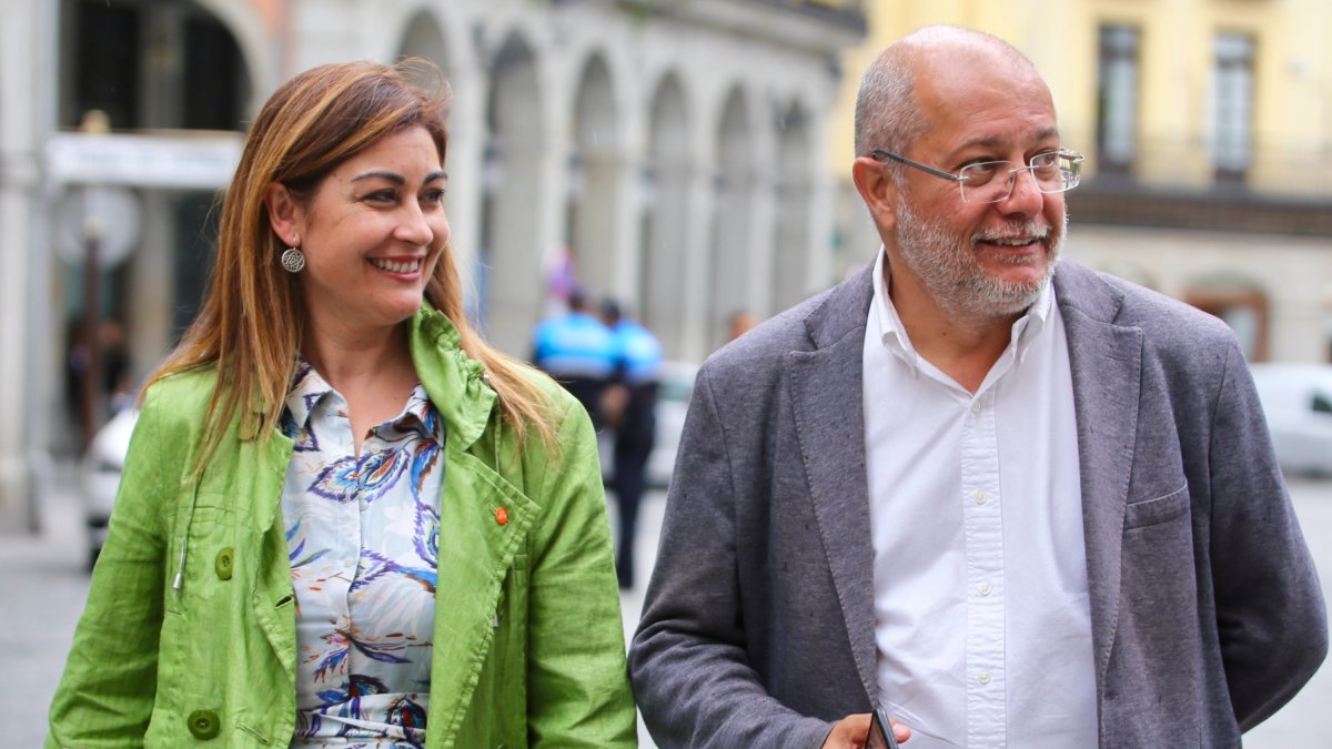Marta Sanz y Francisco Igea, en una imagen de archivo.-ICAL