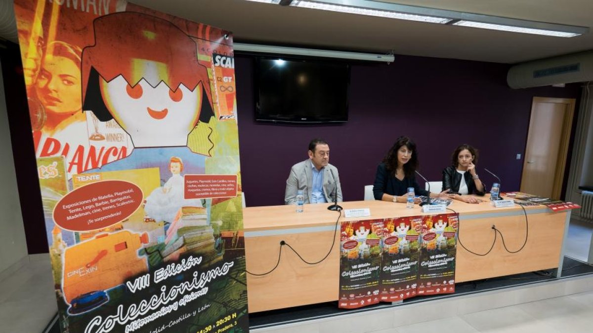 La concejal de Cultura y Turismo, Ana Redondo presentando la Feria del Coleccionismo.-PABLO REQUEJO / PHOTOGENIC
