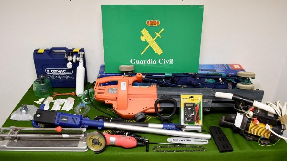 Material incautado en la operacion.-ICAL