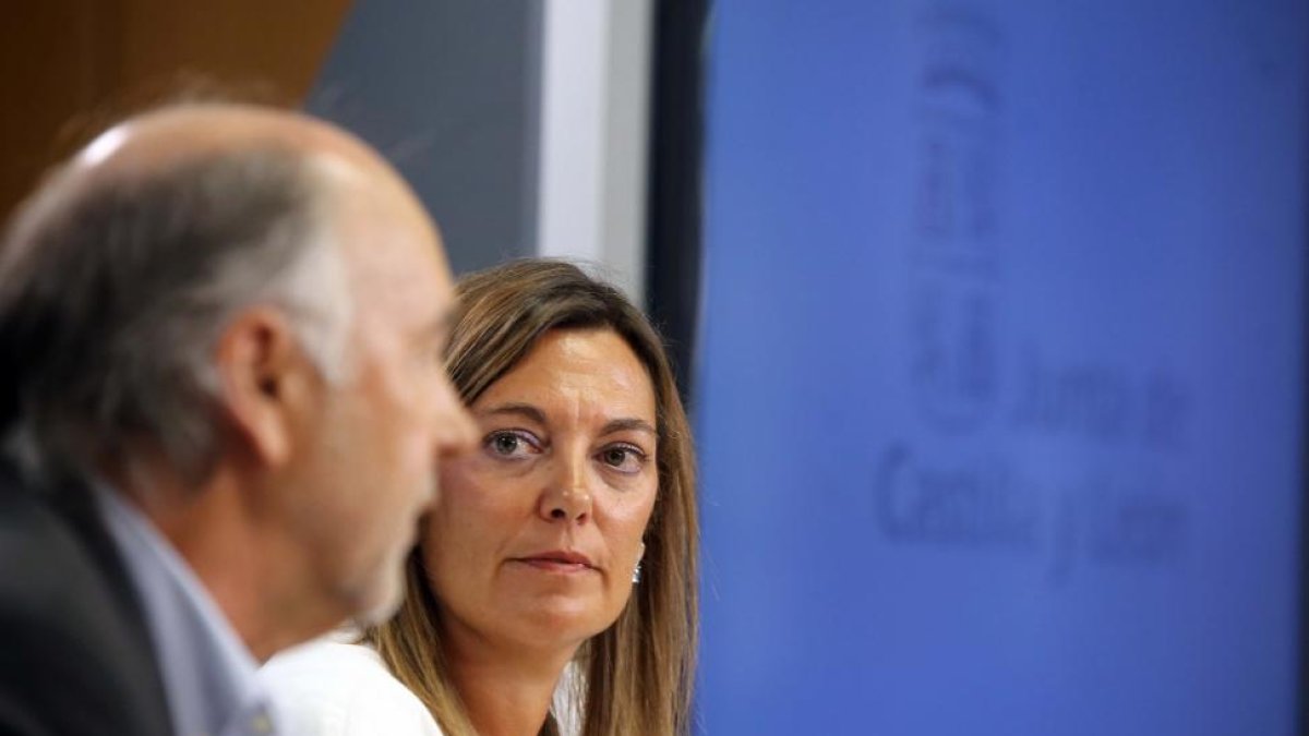 La portavoz de la Junta, Milagros Marcos.-ICAL
