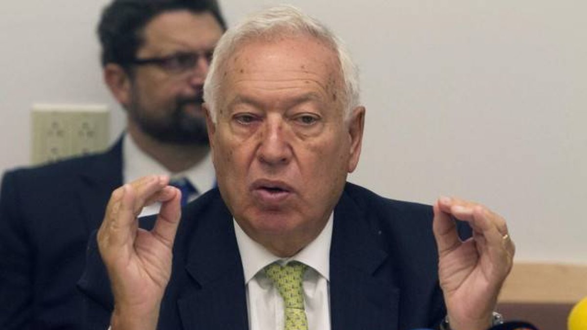 El ministro de Exteriores, José Manuel García-Margallo.-Foto: EFE/ M.R.