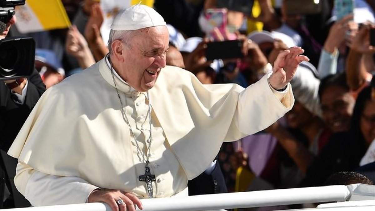 El Papa Francisco en una audiencia general.-VINCENZO PINTO (AFP)