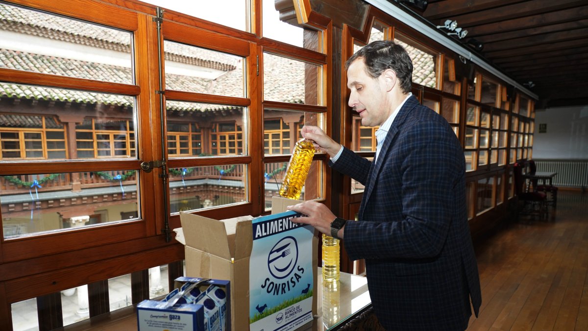 La Diputación de Valladolid lanza una campaña de recogida de leche y aceite para el Banco de Alimentos de Valladolid - E.M.