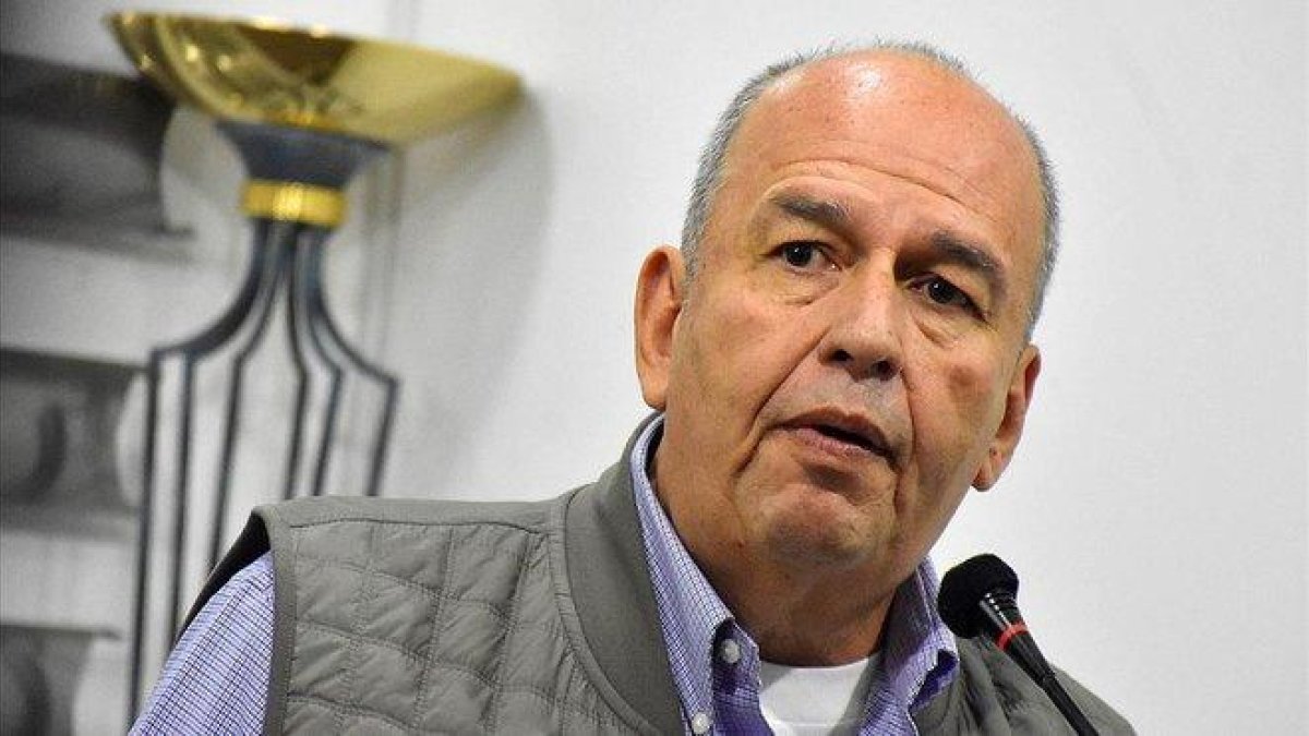 EL ministro del Gobierno interino de Bolivia, Arturo Murillo, este pasado 26 de diciembre.-EFE