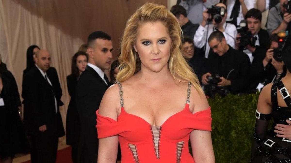 Amy Schumer, en la gala de la moda celebrada en el Metropolitan, el pasado mayo.-CHARLES SYKES