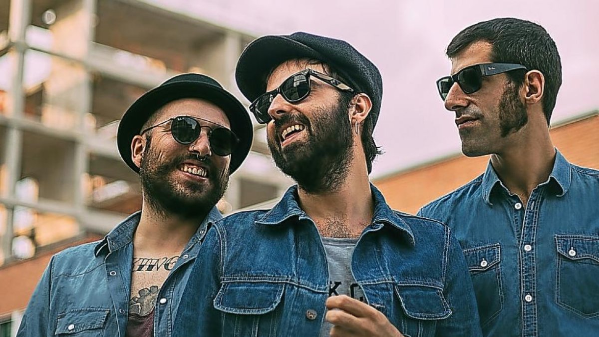Los integrantes de la banda madrileña Sidercars, Ruly, Juancho y Gerbas.-E.M.