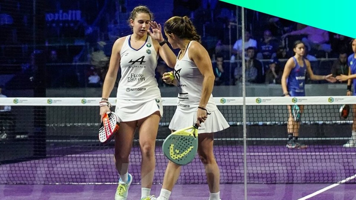 Alonso celebra un punto con Josemaría. / Hexagon Cup