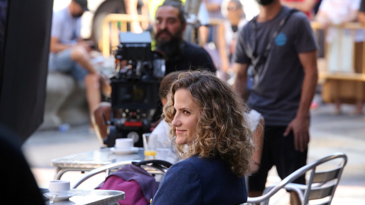 Fotos del rodaje de 'Voy a pasármelo bien'. E.M.