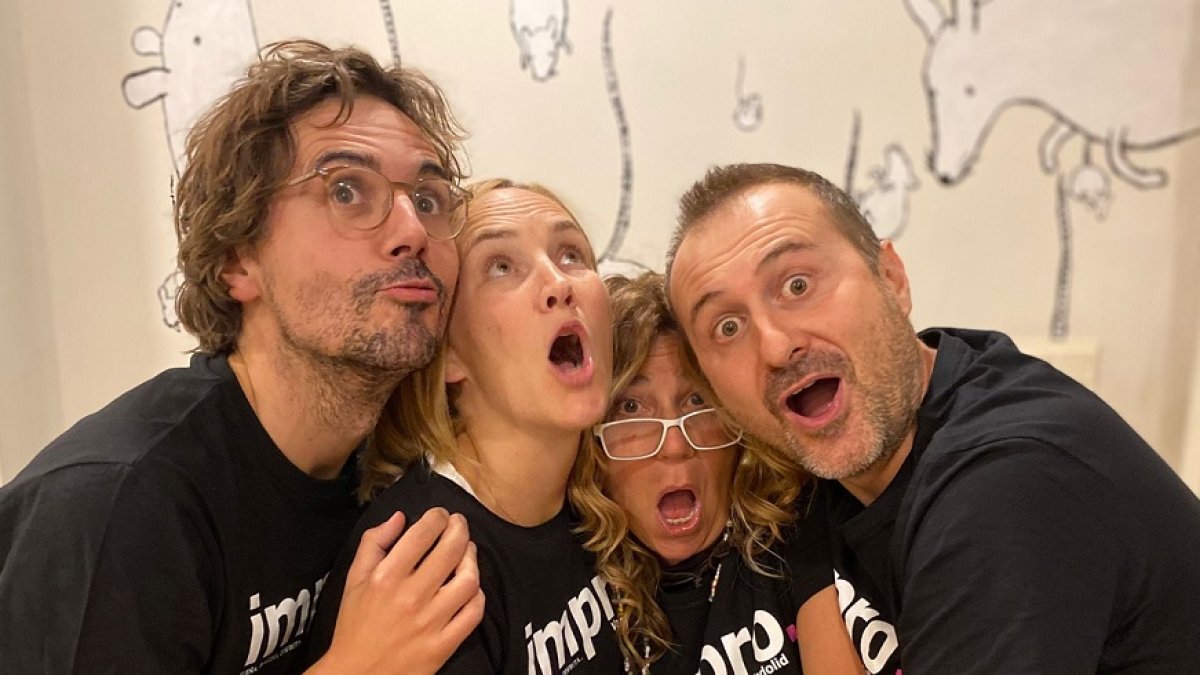 Algunos componentes de Impro Valladolid