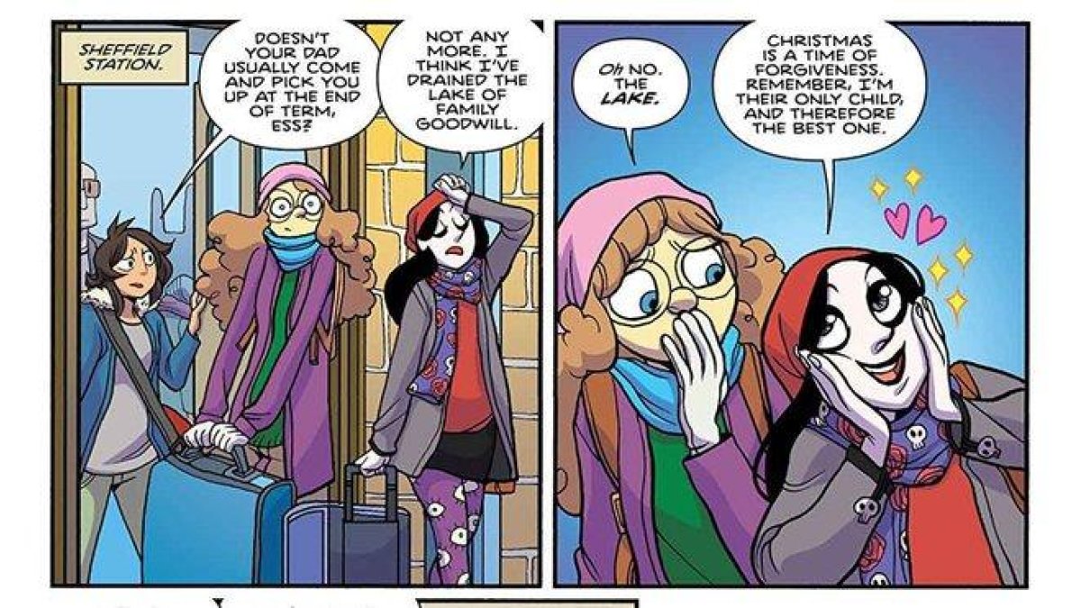 Viñeta de ’Giant Days’, obra por la que la española Julia Madrigal ha ganado dos Premios Eisner.-