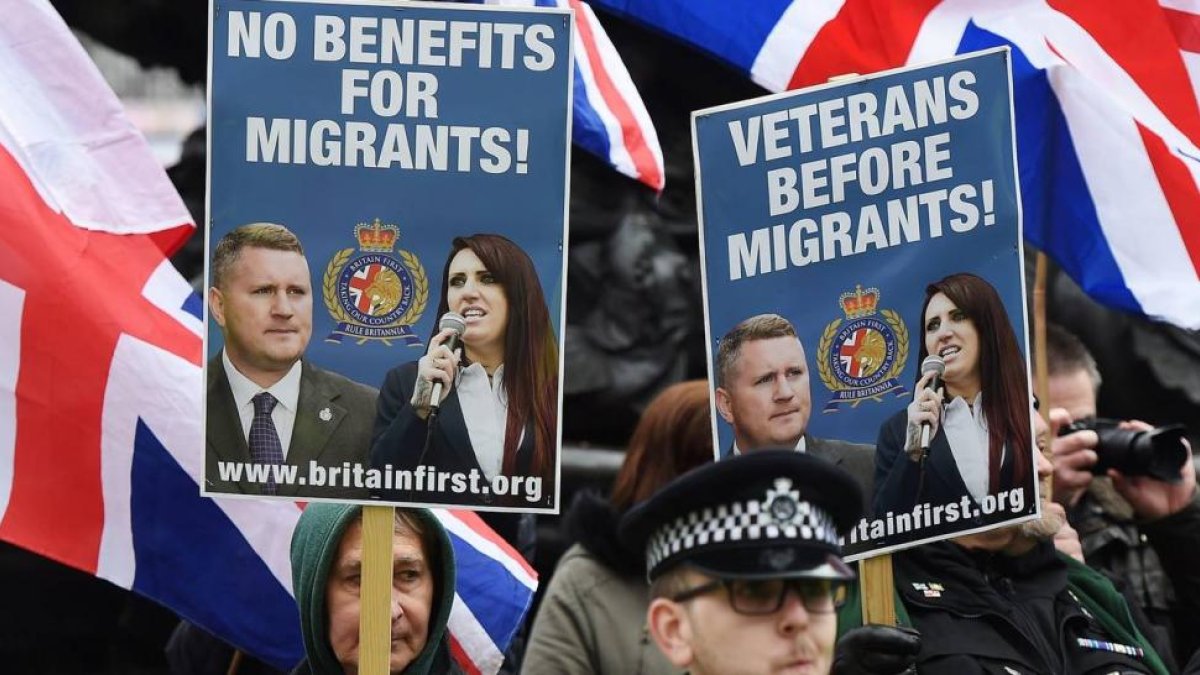 El número de ataques racistas ha crecido en Reino Unido desde el Brexit.-EFE