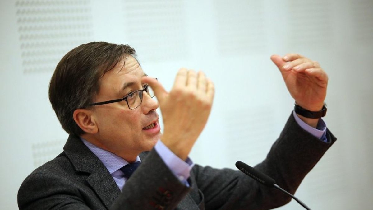 El director general de Patrimonio Cultural, Enrique Saiz, ayer, en AR&PA.-ICAL