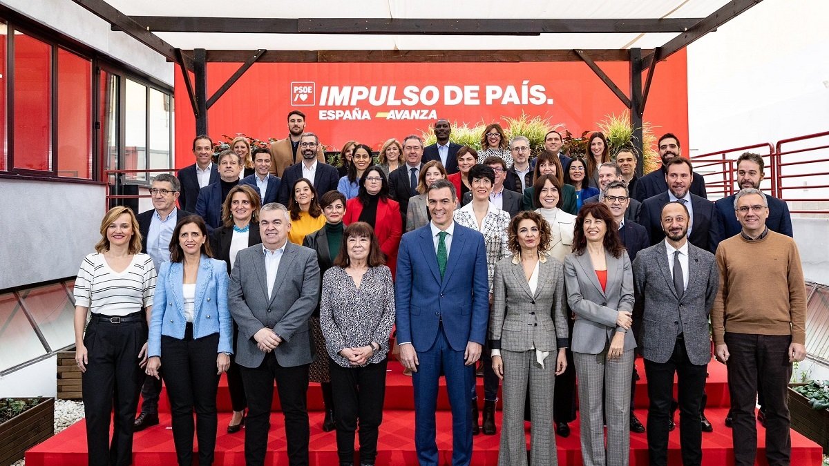 Reunión de la nueva Comisión Ejecutiva Federal del PSOE. -ÓSCAR PUENTE