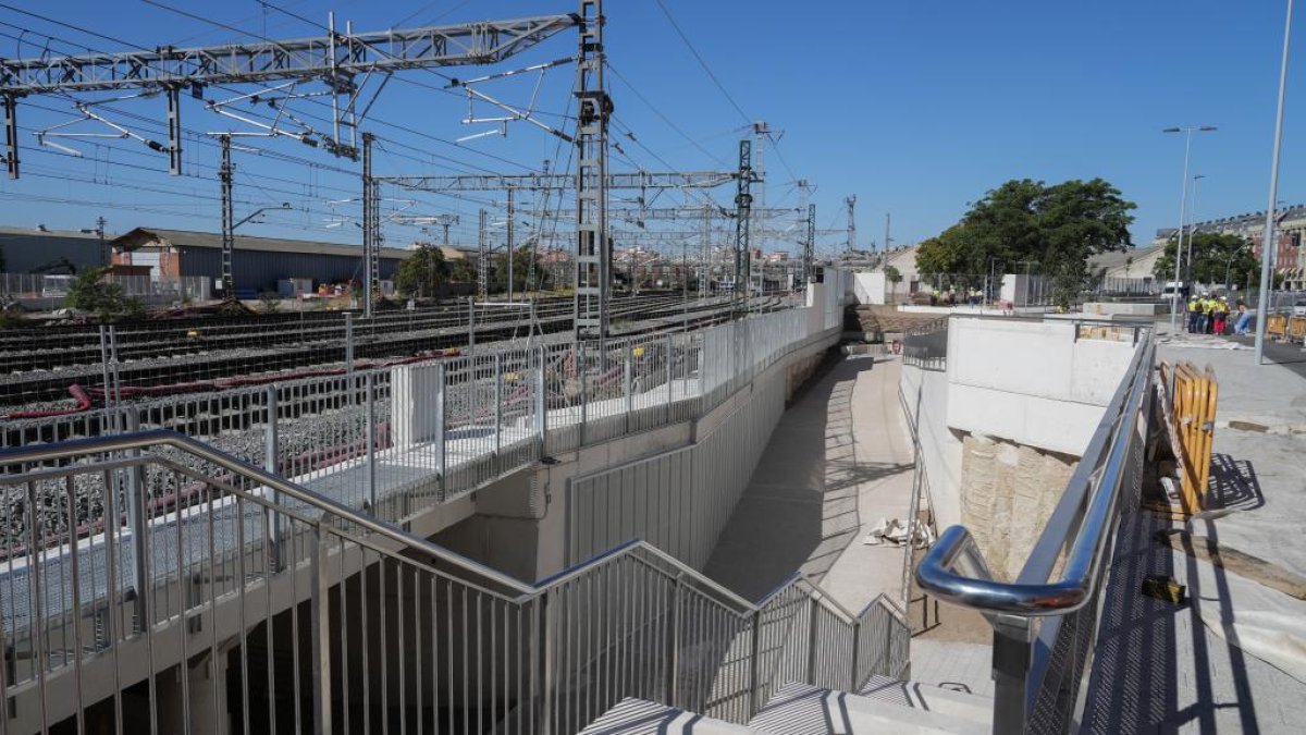 Obras túnel peatonal Panaderos.- J.M. LOSTAU