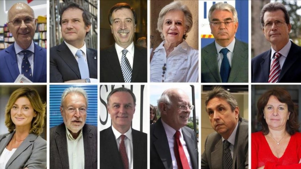 Algunas de las personas firmantes en el documento-EL PERIÓDICO