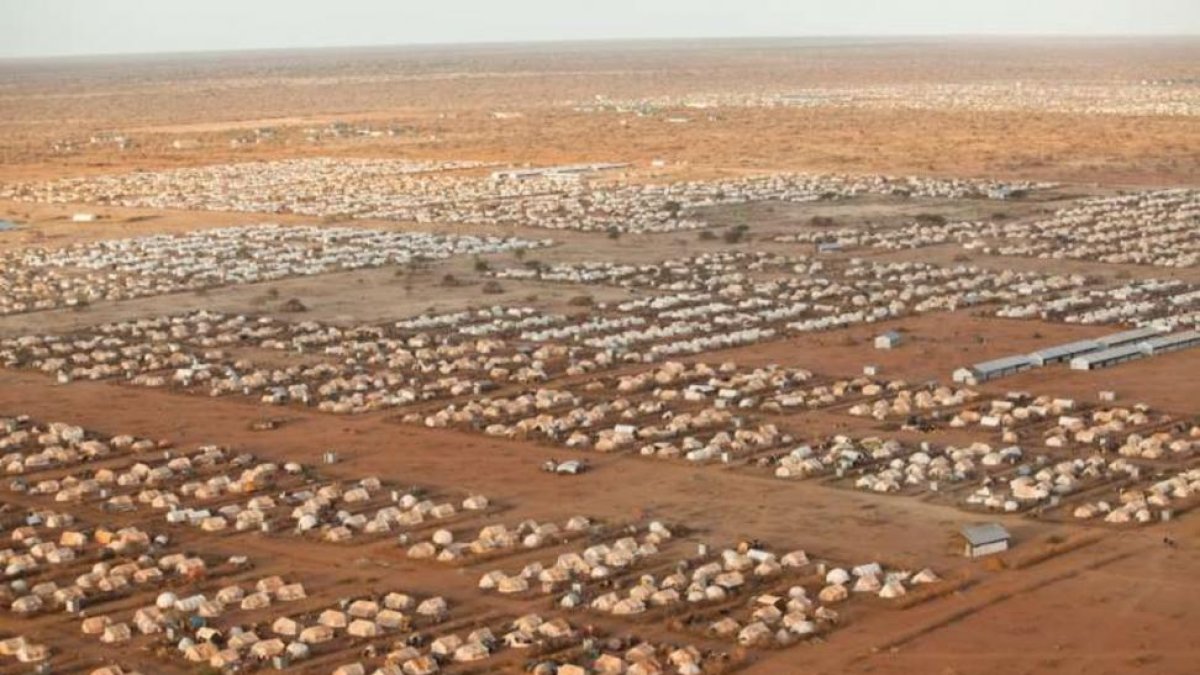 Vista aérea del campo de refugiados de Dadaab, en Kenia.-UNHCR