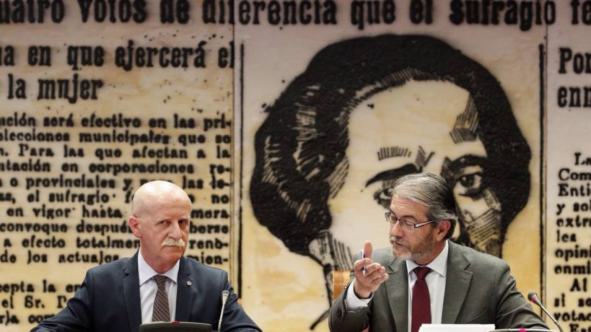 El alcalde de Riello (León), Manuel Rodríguez Díez, comparece ante la Comisión Especial de Estudio sobre las medidas a desarrollar para evitar la despoblación de las zonas de montaña-Ical
