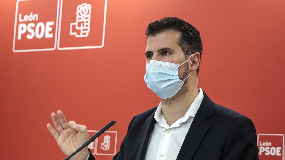 El secretario general del PSOE en Castilla y León, Luis Tudanca./ ICAL