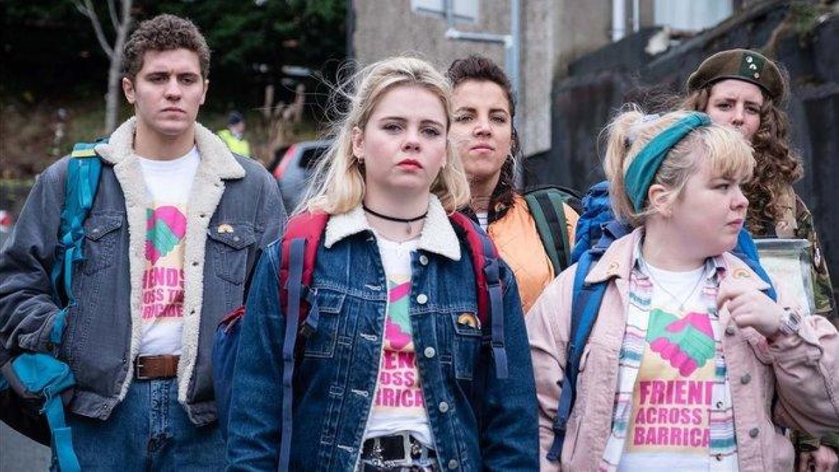 Una imagen de la segunda temporda del ’Derry girls’.-