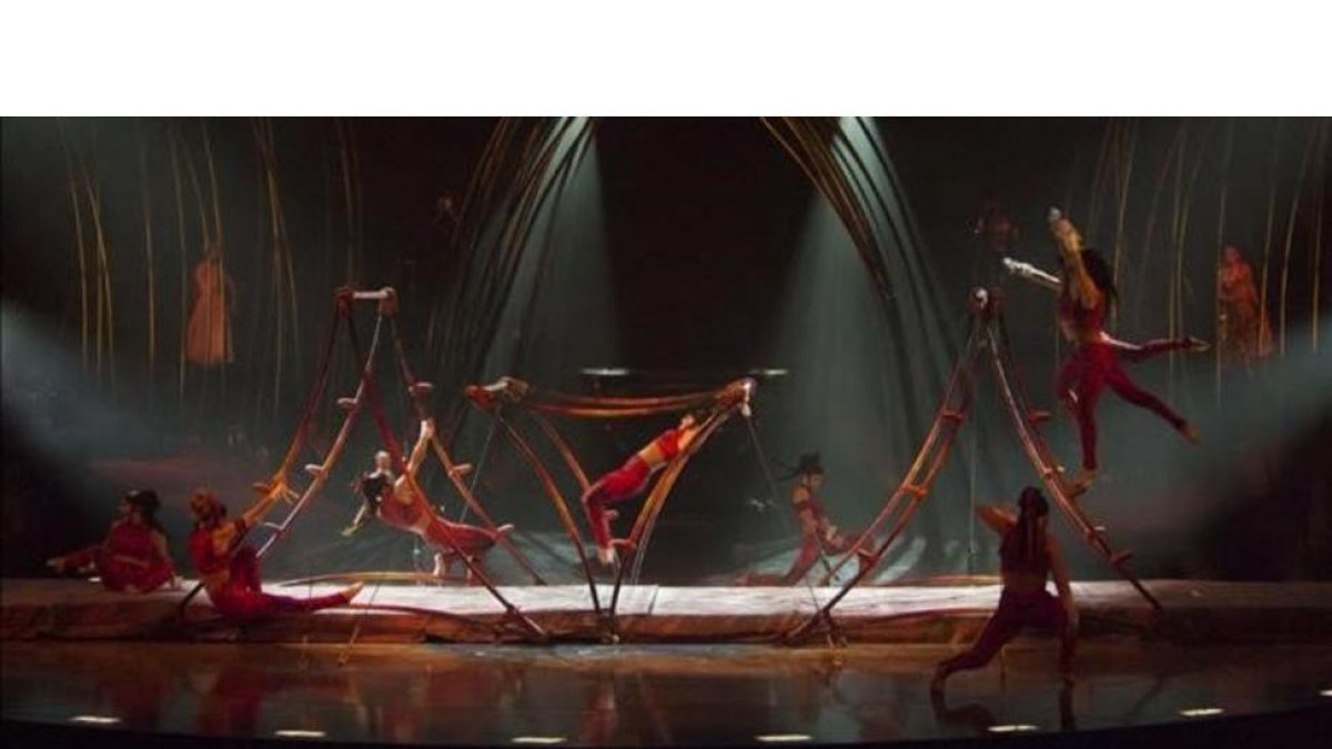 Ensayos del Cirque du Soleil en Fuerteventura.-JOAN REVILLA