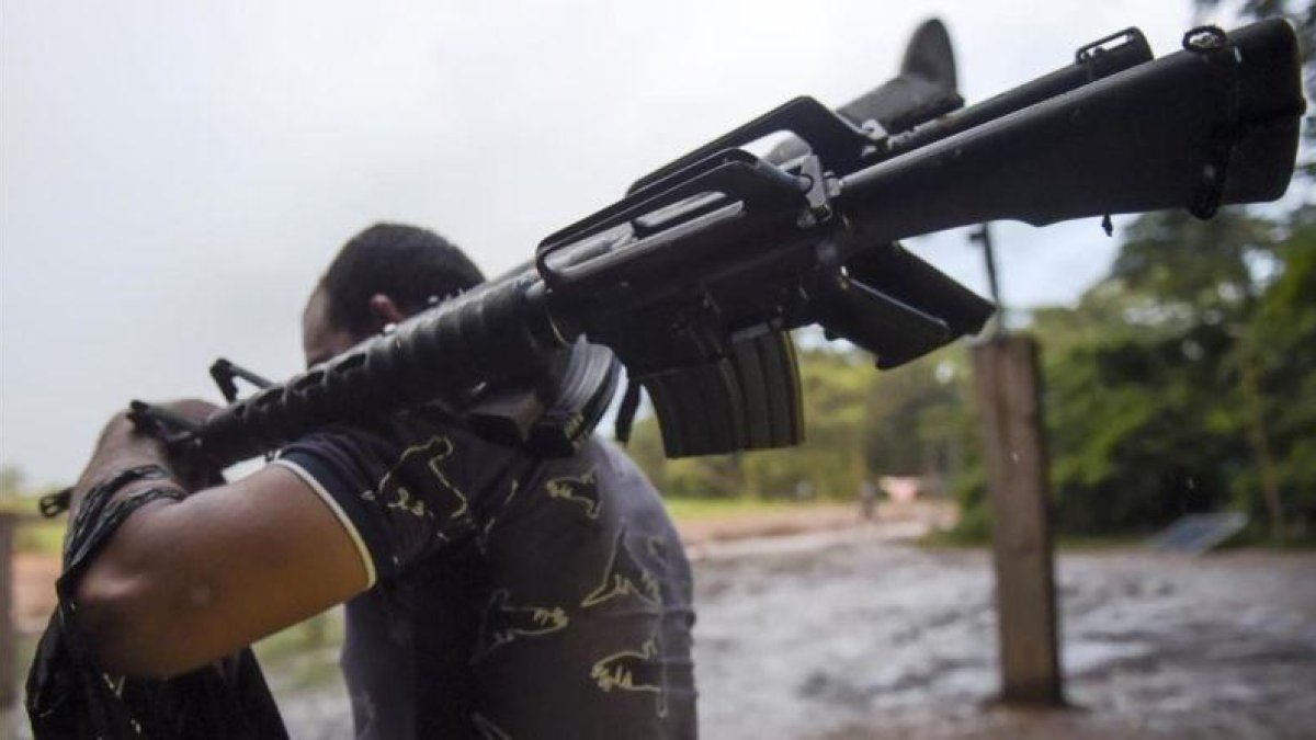 La operación contra García se realizó en una zona rural del municipio de Cartagena del Chairá.-RAUL ARBOLEDA / AFP