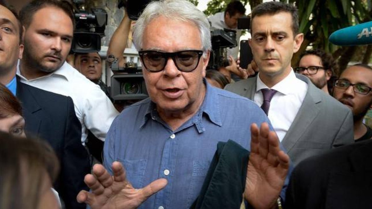 González llega a la casa de Antonio Ledezma, que está bajo arresto domiciliario.-Foto:   AFP / FEDERICO PARRA