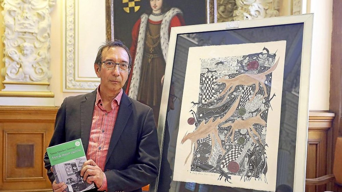 Entrega del XVI Premio de la Crítica de Castilla y León otorgado a Tomás Sánchez Santiago.-ICAL